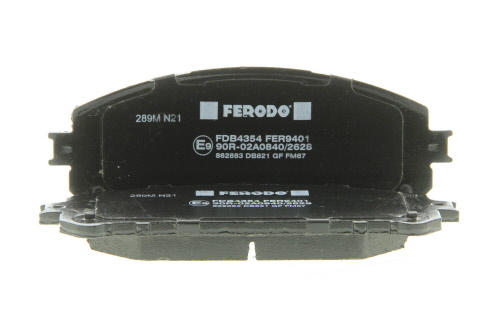 Jeu de 4 plaquettes de frein FERODO ref. FDB4354