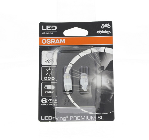 Bombilla LED, Iluminación de señalización e interior OSRAM ref. 2850CW-02B