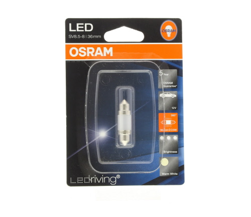 Ampoules LED Eclairage d'intérieur et signalisation  OSRAM LEDriving PREMIUM Retrofit - SV8.5-8 - ref. 6498WW-01B
