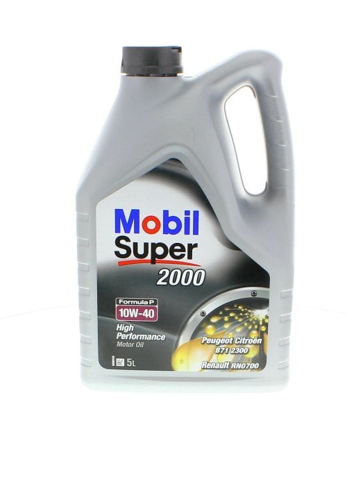 Huile moteur MOBIL SUPER 2000 FORMULA P 10W-40  5L - ref. 151095