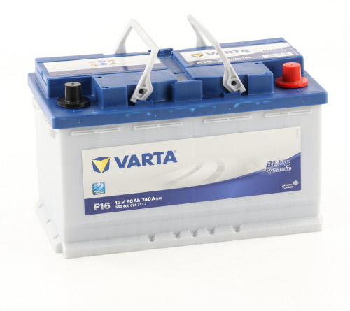 Batterie VARTA 80 Ah - F16 - ref. 5804000743132 au meilleur prix
