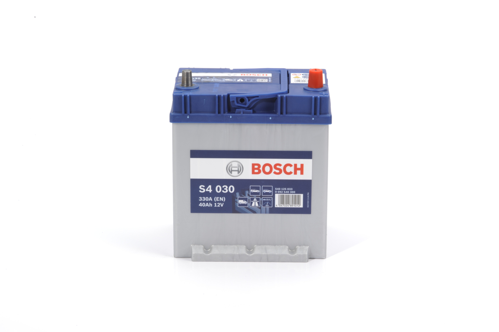 Batterie (de voiture) BOSCH 40.0 Ah - S4 030 - ref. 0 092 S40 300