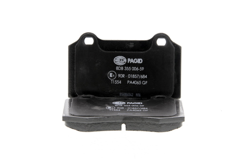 Jeu de 4 plaquettes de frein HELLA ref. 8DB 355 006-591