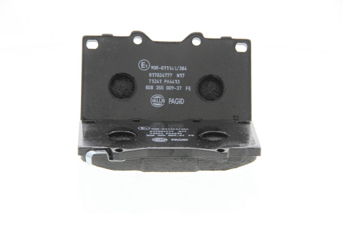 Jeu de 4 plaquettes de frein HELLA ref. 8DB 355 009-371