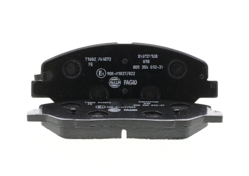 Jeu de 4 plaquettes de frein HELLA ref. 8DB 355 012-371