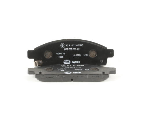 Jeu de 4 plaquettes de frein HELLA ref. 8DB 355 013-221