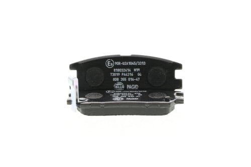 Jeu de 4 plaquettes de frein HELLA ref. 8DB 355 016-471
