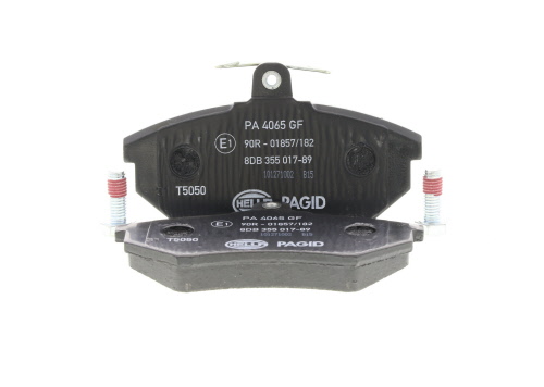 Jeu de 4 plaquettes de frein HELLA 8DB 355 017-891