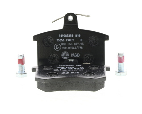 Jeu de 4 plaquettes de frein HELLA ref. 8DB 355 017-951