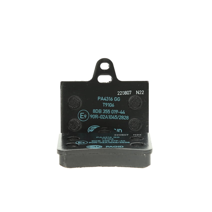 Jeu de 4 plaquettes de frein HELLA ref. 8DB 355 019-441
