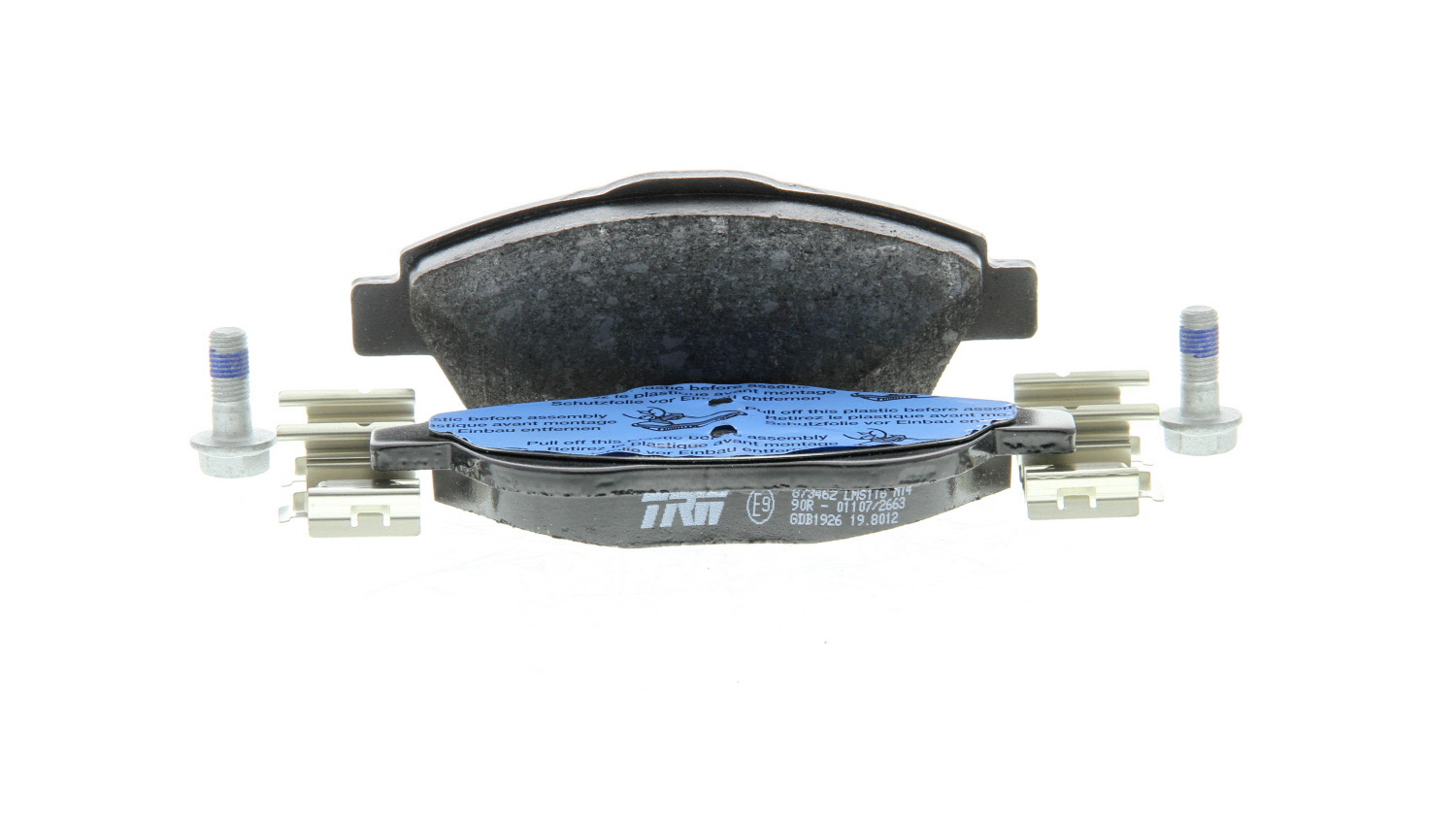 Jeu de 4 plaquettes de frein TRW GDB1926