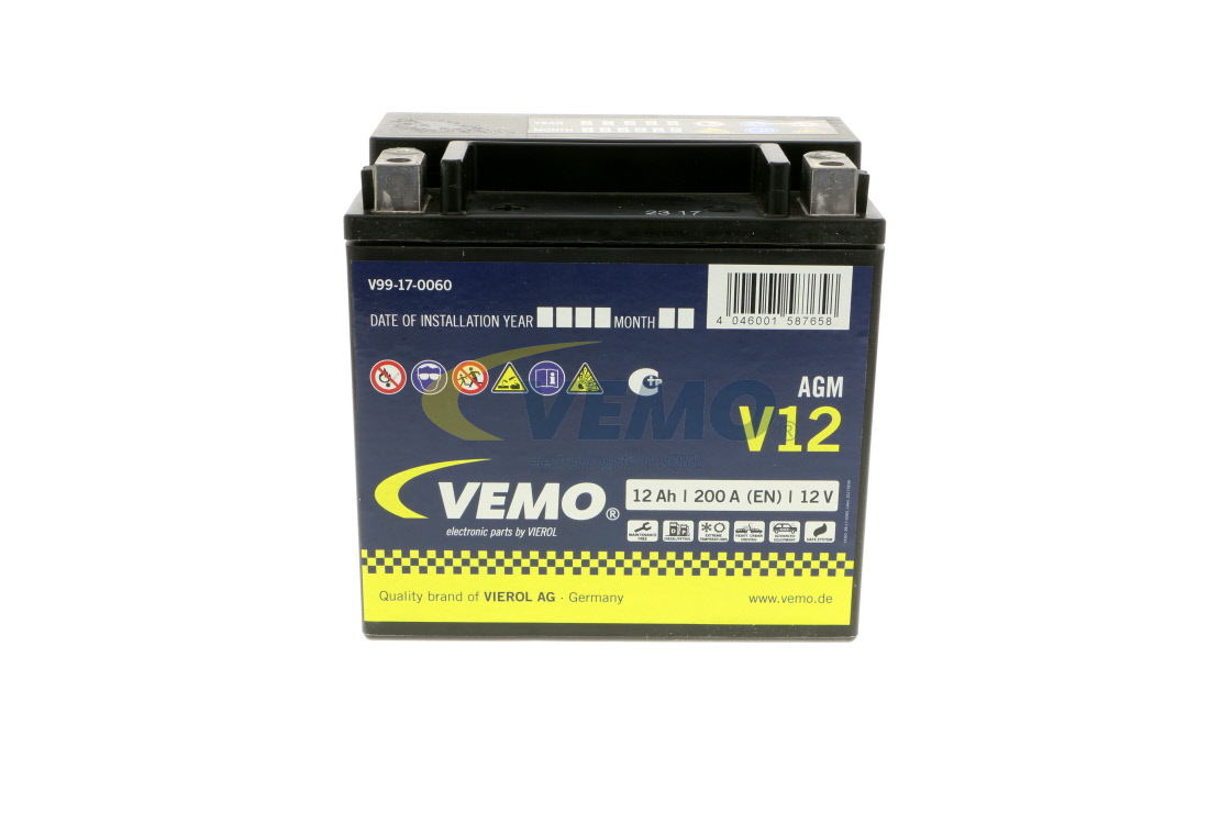 Batterie (de voiture) VEMO 12.0 - ref. V99-17-0060