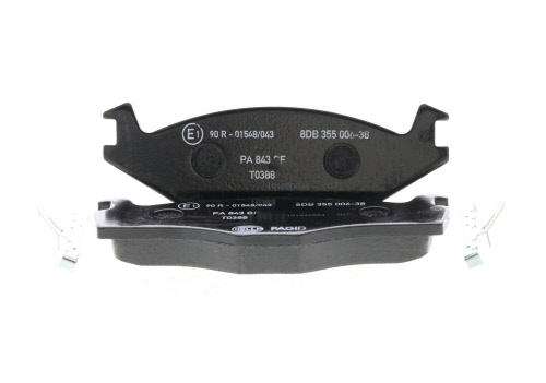 Jeu de 4 plaquettes de frein HELLA PAGID 8DB 355 006-381