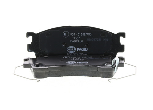 Jeu de 4 plaquettes de frein HELLA PAGID 8DB 355 006-621