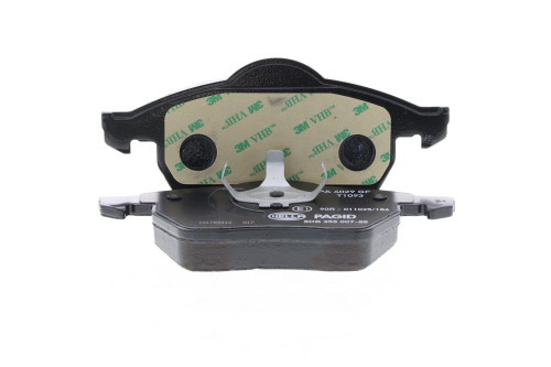 Jeu de 4 plaquettes de frein HELLA PAGID 8DB 355 007-881