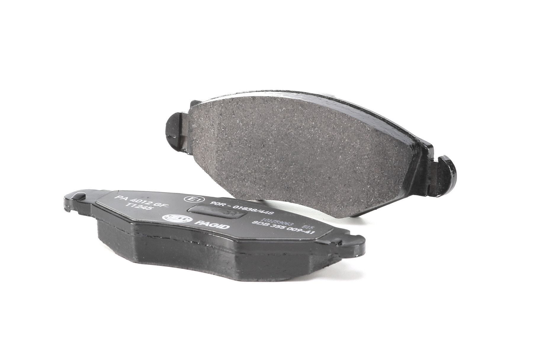 Jeu de 4 plaquettes de frein HELLA PAGID 8DB 355 009-411