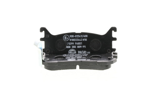 Jeu de 4 plaquettes de frein HELLA PAGID 8DB 355 009-911