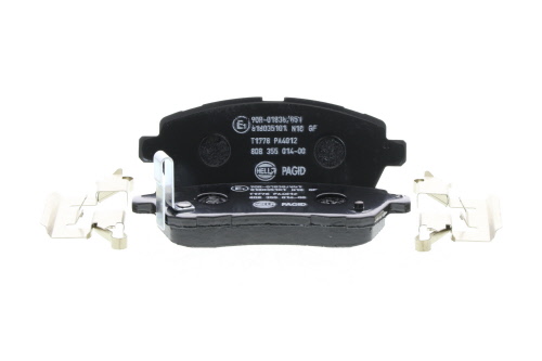 Jeu de 4 plaquettes de frein HELLA PAGID 8DB 355 014-001