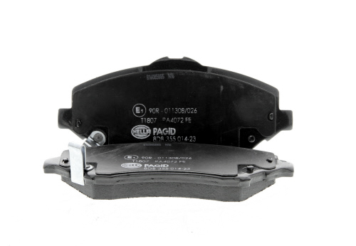 Jeu de 4 plaquettes de frein HELLA PAGID 8DB 355 014-231