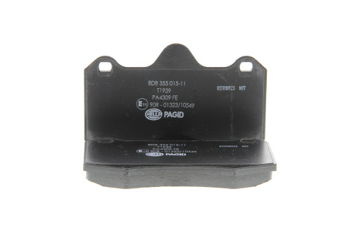 Jeu de 4 plaquettes de frein HELLA PAGID 8DB 355 015-111