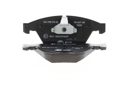 Jeu de 4 plaquettes de frein HELLA PAGID 8DB 355 015-601