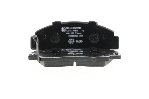 Jeu de 4 plaquettes de frein HELLA PAGID 8DB 355 016-441