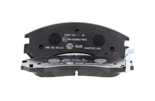 Jeu de 4 plaquettes de frein HELLA PAGID 8DB 355 016-531