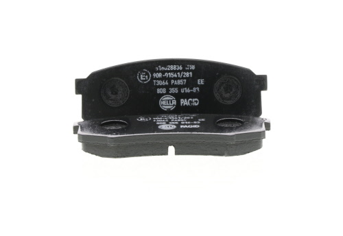 Jeu de 4 plaquettes de frein HELLA PAGID 8DB 355 016-831