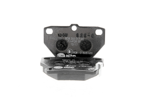 Jeu de 4 plaquettes de frein HELLA PAGID 8DB 355 017-221