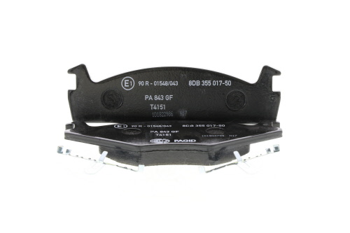 Jeu de 4 plaquettes de frein HELLA PAGID 8DB 355 017-501