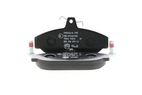 Jeu de 4 plaquettes de frein HELLA PAGID 8DB 355 017-721