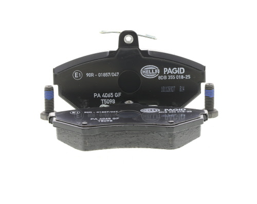 Jeu de 4 plaquettes de frein HELLA PAGID 8DB 355 018-251