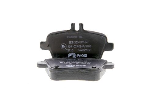 Jeu de 4 plaquettes de frein HELLA PAGID 8DB 355 019-641