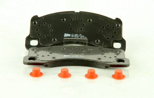 Jeu de 4 plaquettes de frein VALEO 601280