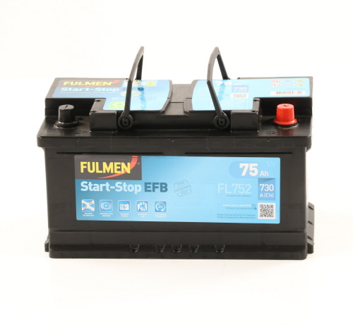 Batterie (de voiture) FULMEN 75.0 - ref. FL752