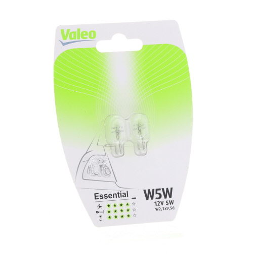 Lâmpada VALEO 2 ✕ W5W - ref. 032116