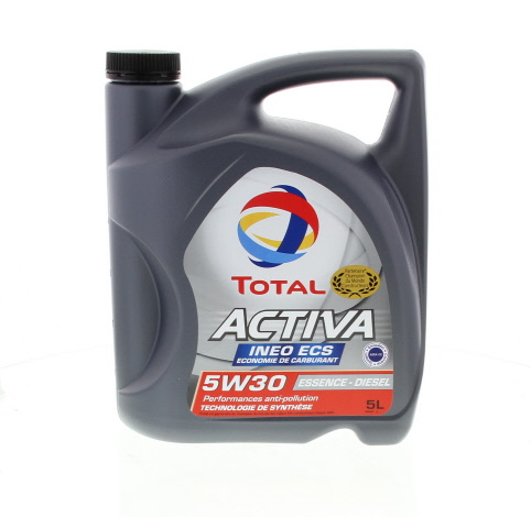 Huile moteur TotalEnergies Activa Ineo ECS 5W-30 Mixte 5 L - ref. 167 102