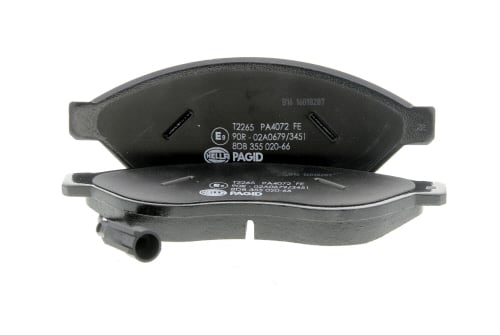 Jeu de 4 plaquettes de frein HELLA ref. 8DB 355 020-661