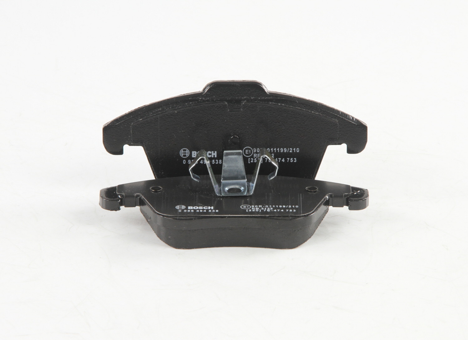 Jeu de 4 plaquettes de frein BOSCH 0 986 494 538