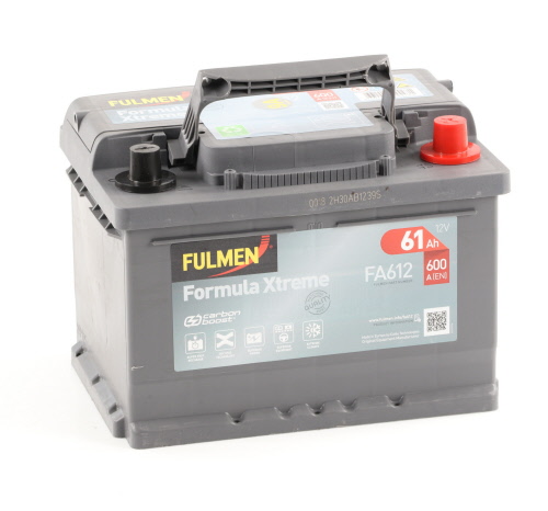 FULMEN Batterie FULMEN Formula XTREME FA612 12v 60AH 600A pas cher 