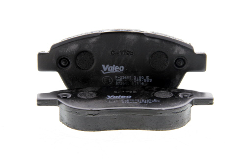 Jeu de 4 plaquettes de frein VALEO 872600