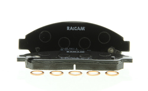 Jeu de 4 plaquettes de frein Raicam RA.0411.0