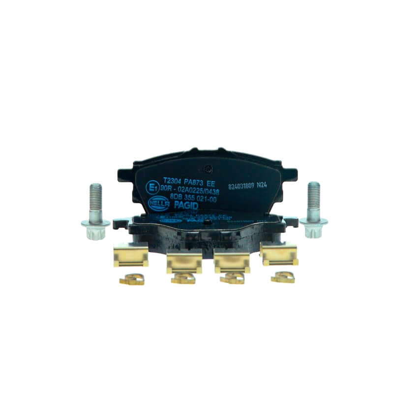 Jeu de 4 plaquettes de frein HELLA ref. 8DB 355 021-001
