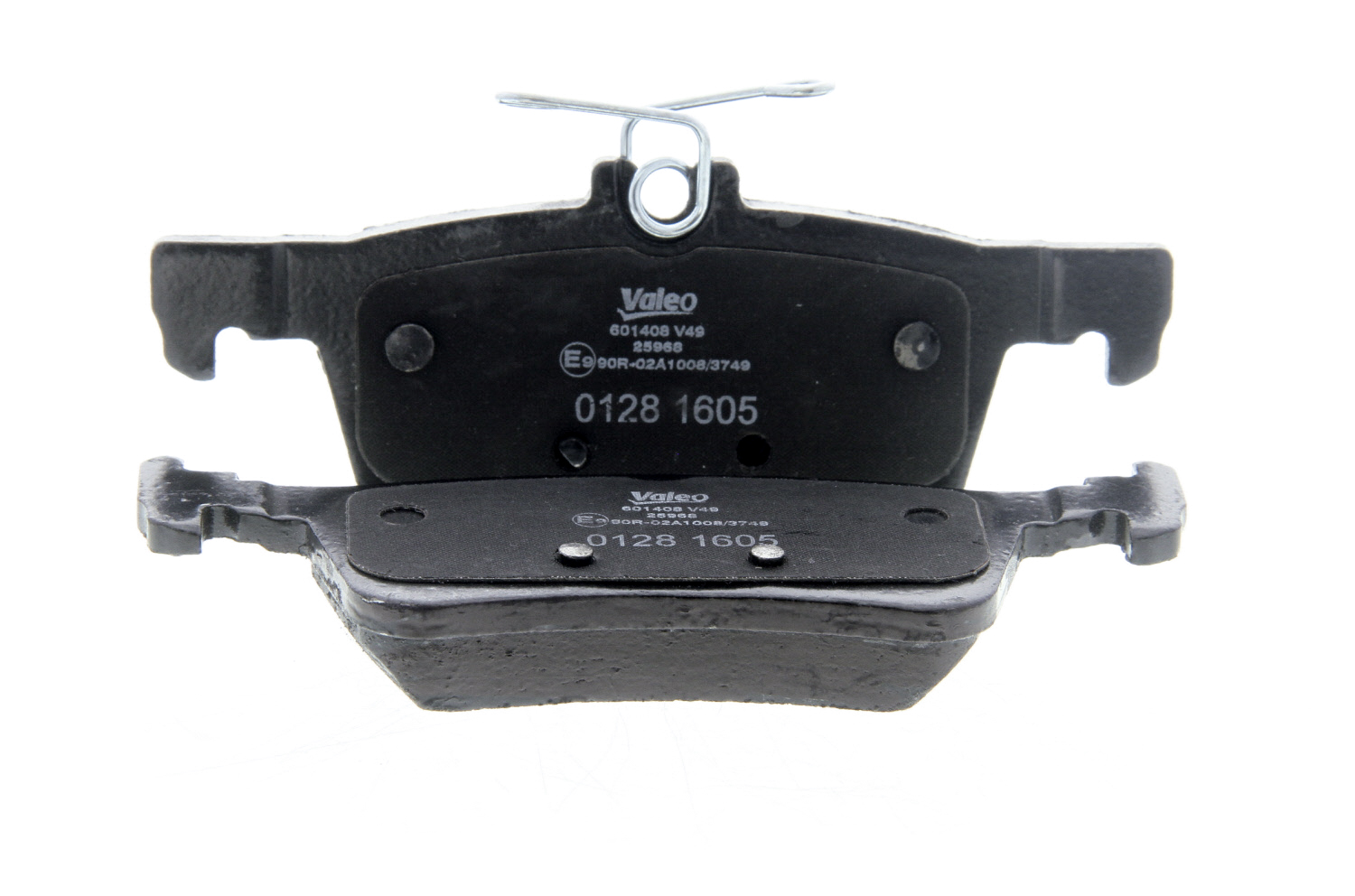 Jeu de 4 plaquettes de frein VALEO 601408