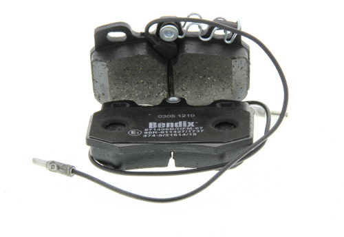 Jeu de 4 plaquettes de frein BENDIX 571406B