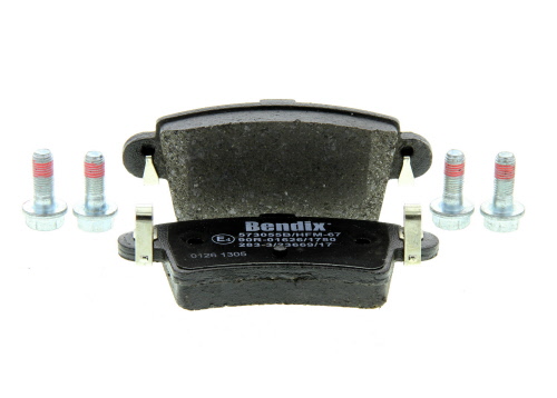 Jeu de 4 plaquettes de frein BENDIX 573055B