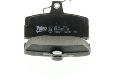 Jeu de 4 plaquettes de frein VALEO 598057