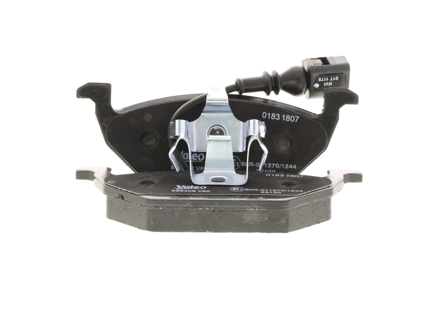 Jeu de 4 plaquettes de frein VALEO 598408