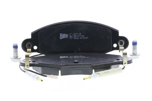 Jeu de 4 plaquettes de frein VALEO 598416