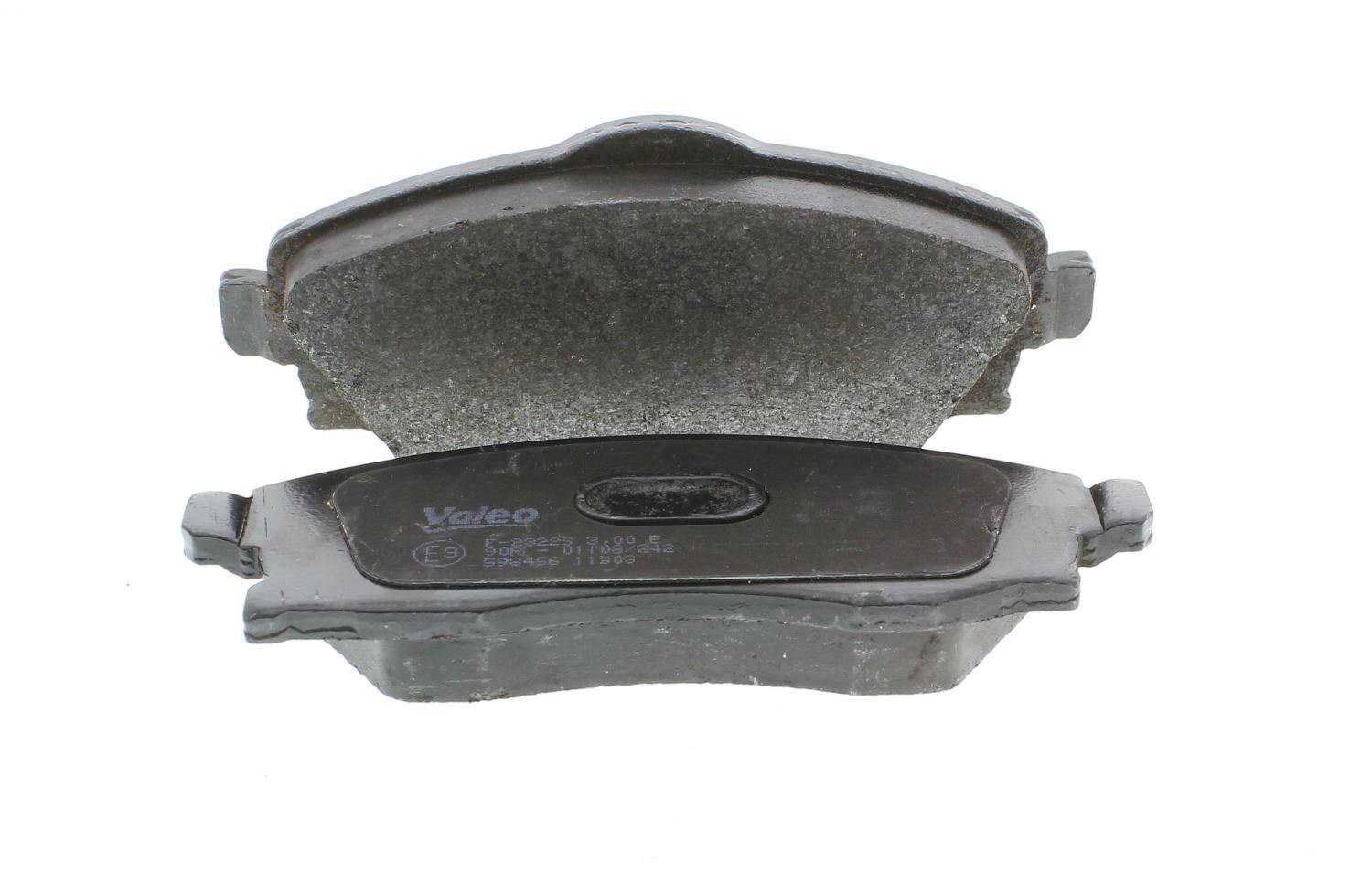 Jeu de 4 plaquettes de frein VALEO 598456